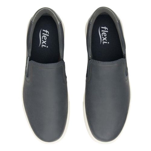 Zapato Casual Mocasín Para Caballero Fraser Flexi Azul 415305