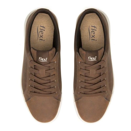 Zapato Casual Para Caballero Fraser Flexi Café 415301
