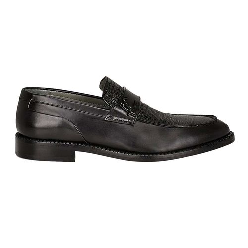 Zapato Casual Mocasín Para Caballero Franco Cuadra Negro Q92BUNI