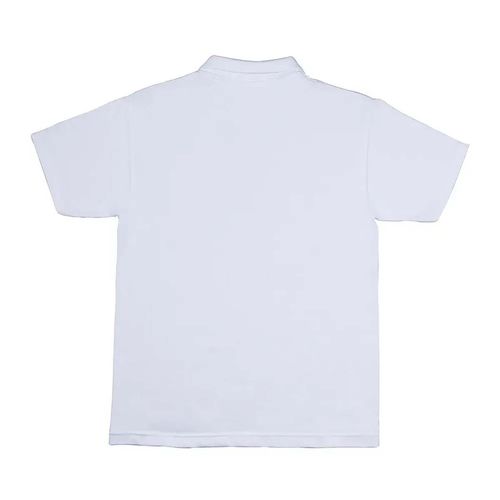 Playera Tipo Polo Para Niño Optima Blanco 32412