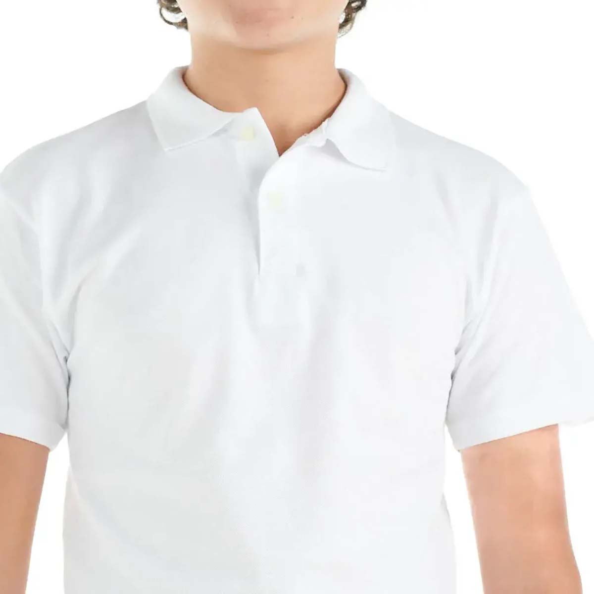 Playera tipo polo Optima blanco para niño 32417 La Marina Tienda