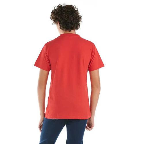 Playera Tipo Polo Para Niño Optima Rojo 32417