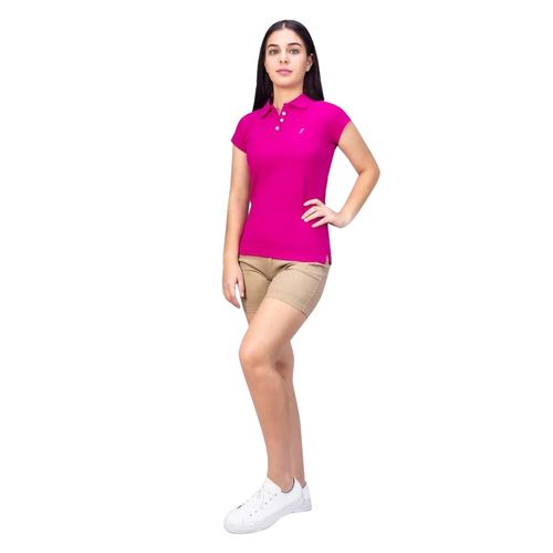 Playera Tipo Polo Para Dama Tucane Fucsia MAGIC ORIGINAL