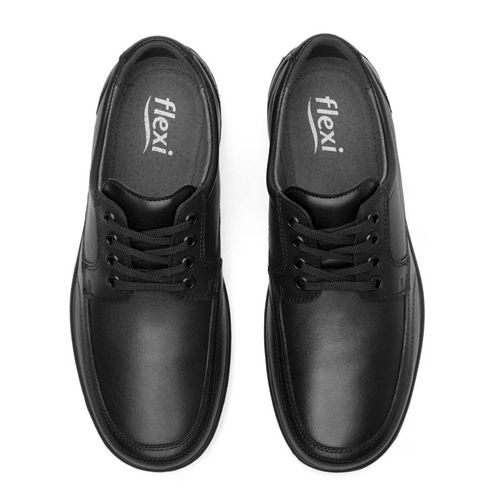 Zapato Escolar Juvenil Flexi Negro 414401