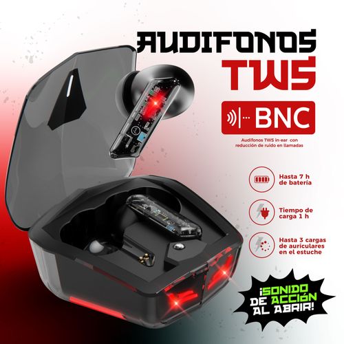 Audífonos Gamer Binden Dark Ninja con Reducción de Ruido Negro