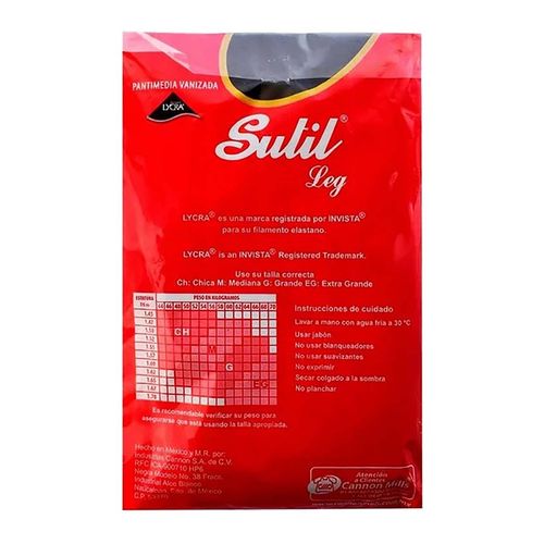 Protectopie Para Dama Sutil Vanizada Negro 2615