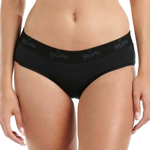 Pantaleta Optima negro para dama 13505