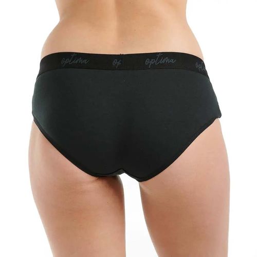 Pantaleta Optima negro para dama 13505