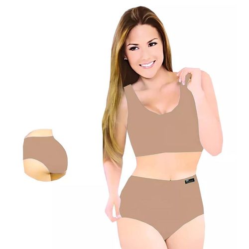 Panty Completa Para Dama Body Siluette Beige 2535