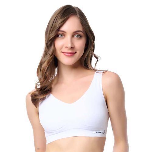 Top Para Dama Seamless Carnival Blanco 4995