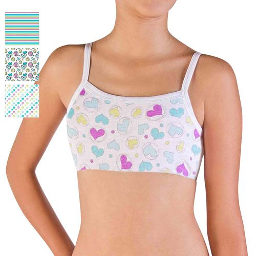 Corpiño para niña Optima multicolor 14464