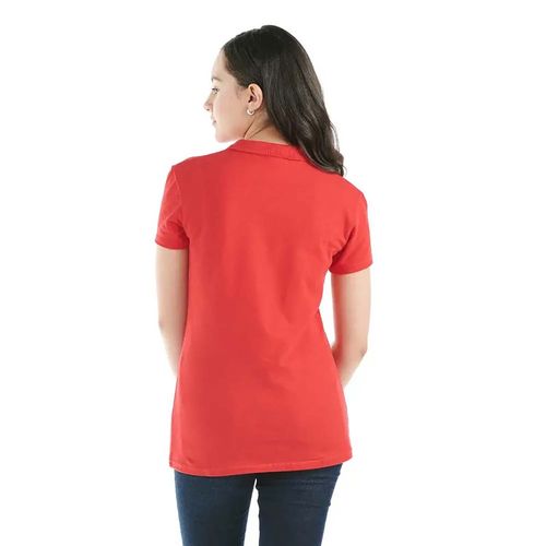 Playera Para Niña Tipo Polo Optima Rojo 33985