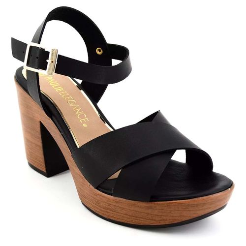 Sandalia de vestir Paulie negro para dama 3701