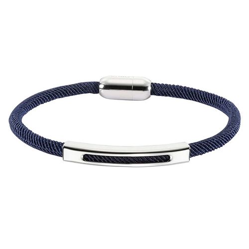 Pulsera De Acero Para Caballero Enso Azul EMB125BL