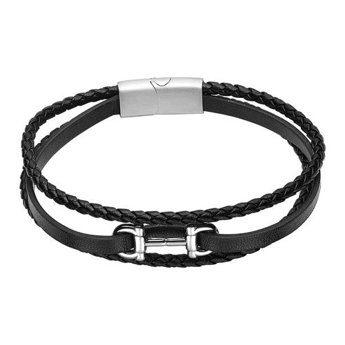 Pulsera De Acero Para Caballero Enso Negro EMB128B