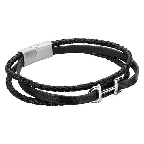 Pulsera De Acero Para Caballero Enso Negro EMB128B