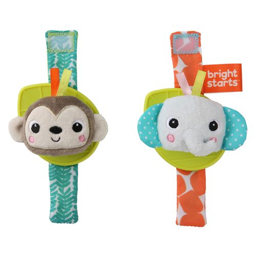 Muñequera Rattle and Teethe Wrist Pals Bright Starts 12092