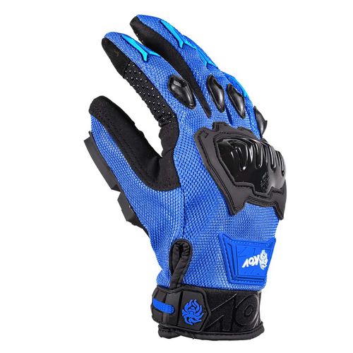 Guantes Para Motociclista Kov Azul DELTA