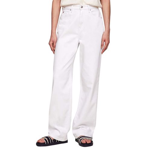 Pantalón Casual Para Dama Tommy Hilfiger Blanco WW0WW41319-YCF