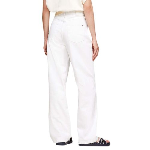 Pantalón Casual Para Dama Tommy Hilfiger Blanco WW0WW41319-YCF