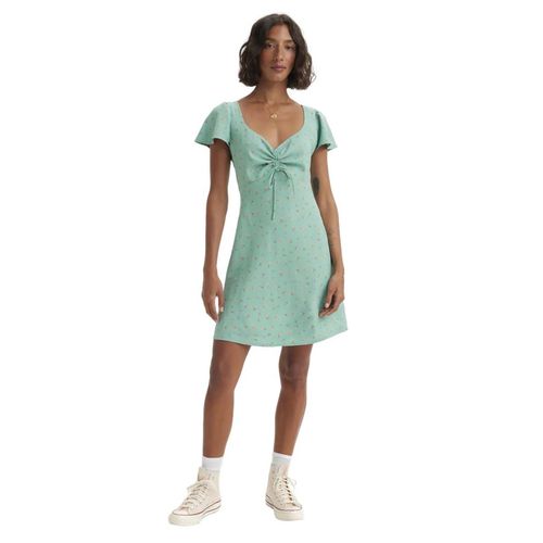 Vestido Casual Para Jovencita Levis Verde A3337-0009