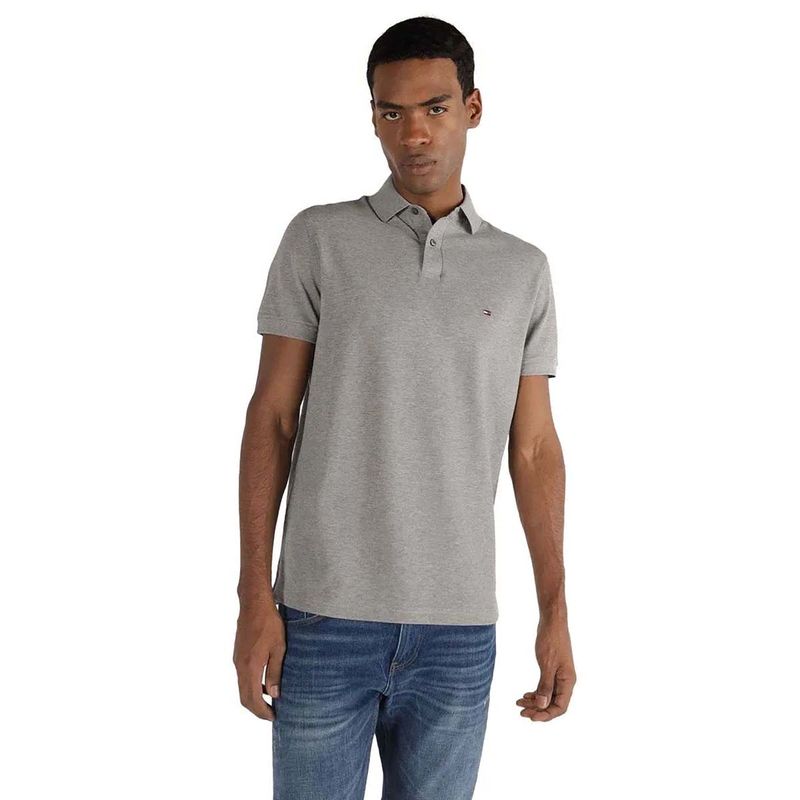 Playera Tipo Polo Para Caballero Tommy Hilfiger Gris MW0MW32346 P91