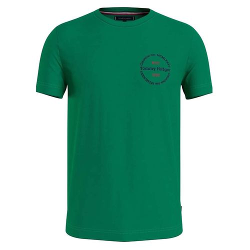 Playera Para Caballero Tommy Hilfiger Verde MW0MW34390-L4B