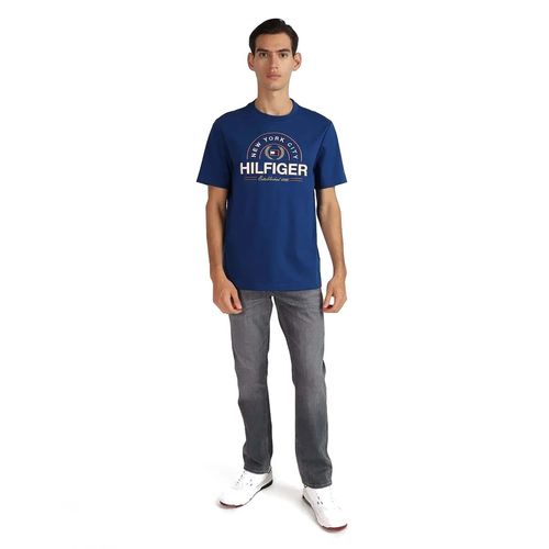 Playera Para Caballero Tommy Hilfiger Azul MW0MW34422-C5J