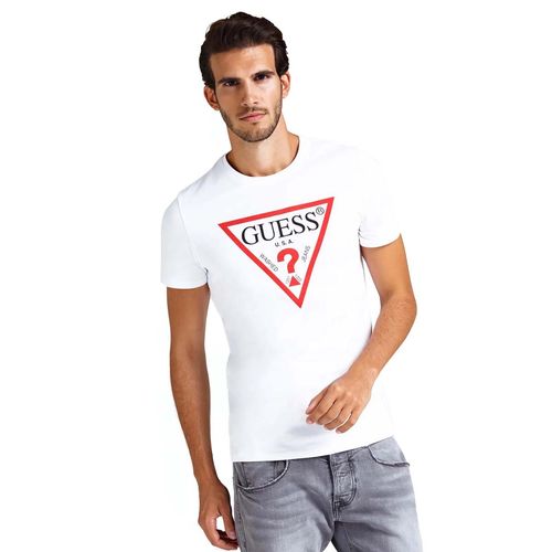 Playera Para Caballero Guess Blanco M93I56K8FQ0-TWH