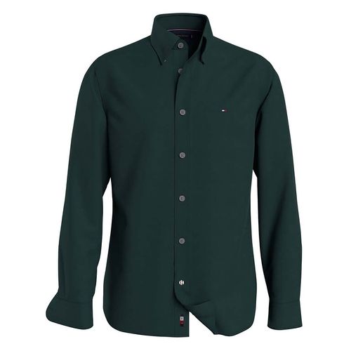 Camisa Casual Para Caballero Tommy Hilfiger Verde MW0MW30111-MBP