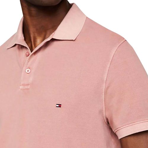 Playera Tipo Polo Tommy Hilfiger Rosa MW0MW34742-TJ5