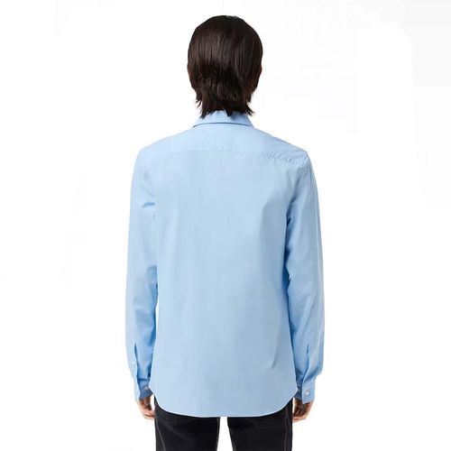 Camisa Lacoste azul para caballero CH5620