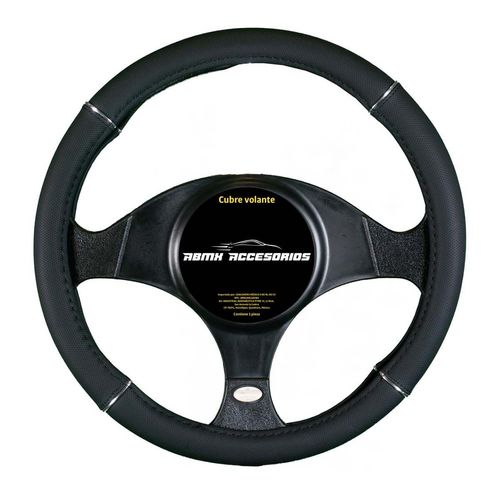 Cubre Volante Para Auto Momo Negro SWCAWBG05