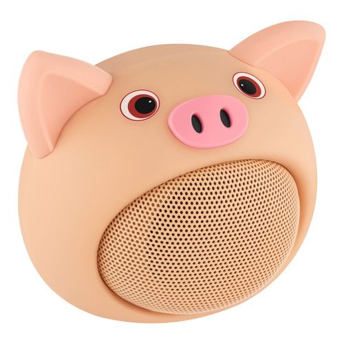 Mini bocina bluetooth Steren forma de puerco boc-869C