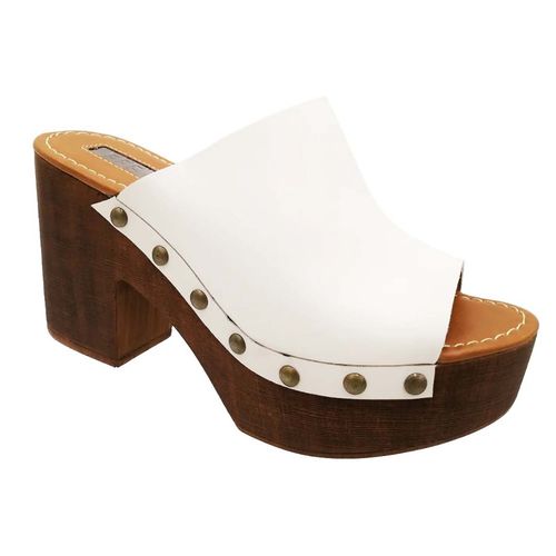 Sandalia casual Efe blanco para dama 237106
