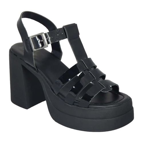 Sandalia De Plataforma Para Dama Efe Negro 240802