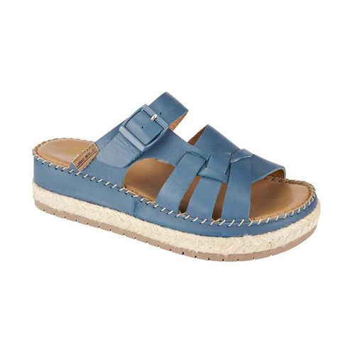 Sandalia casual Lobo Solo azul para dama 1638