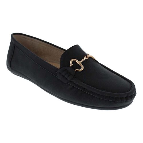 Mocasín Para Dama Comfort Fit Negro 24968/24969