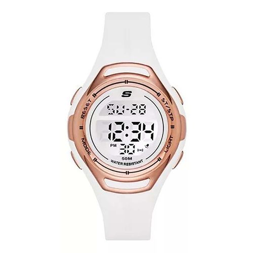 Reloj juvenil para dama Skechers blanco sr2011