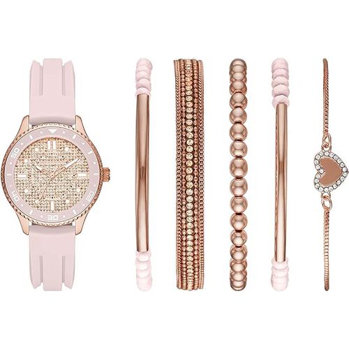 Reloj juvenil para dama Skechers rosa sr9061