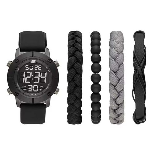 Reloj Juvenil Para Caballero Skechers Negro SR9053