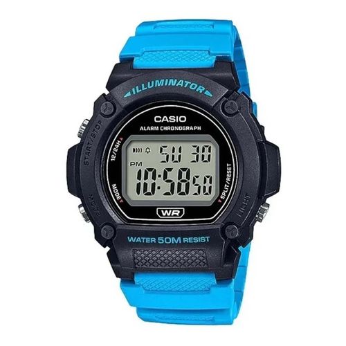 Reloj Para Caballero Casio Azul W-219H-2A2VCF