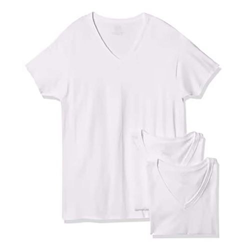 Playera Fruit Of The Loom blanco para caballero JC25VM