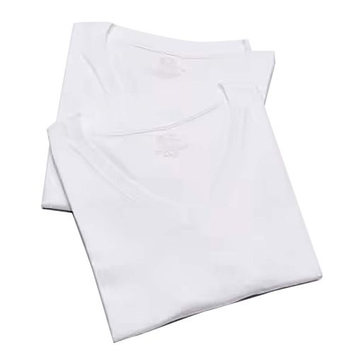 Playera Fruit Of The Loom blanco para caballero JC25VM