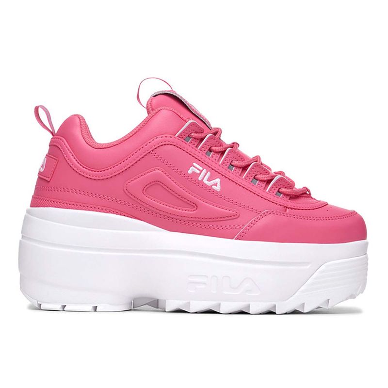 Fila zapatillas blancas y rosas online