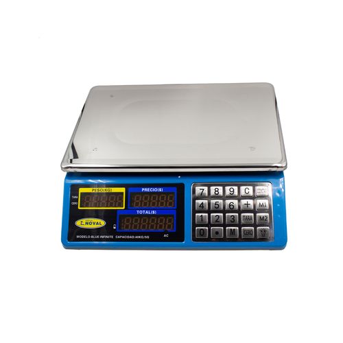 Báscula comercial Noval 40kg/5g noval azul blue infinite