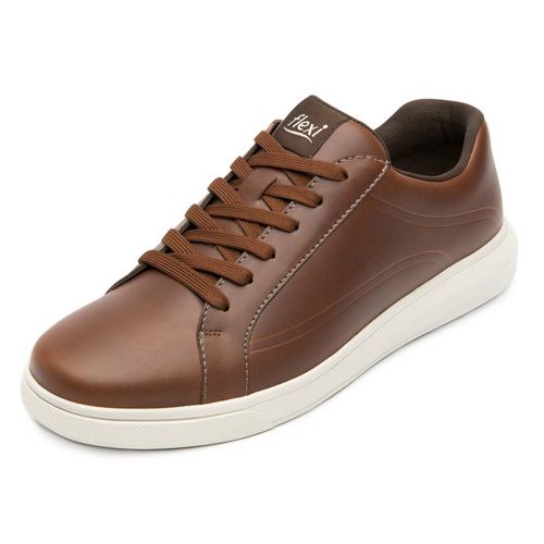 Zapato Casual Para Caballero Flexi Café 415301