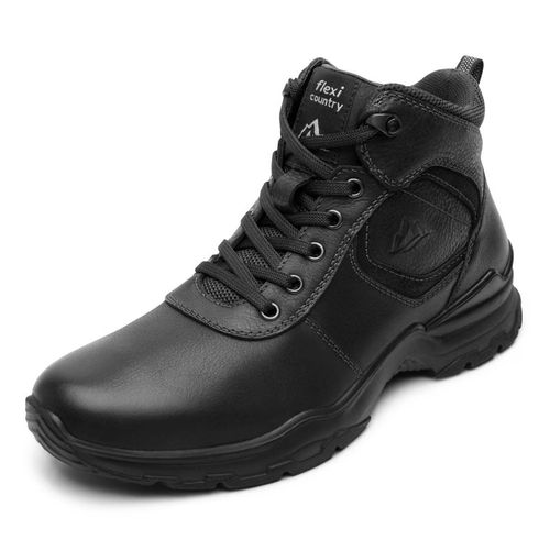 Bota Casual Para Caballero Flexi Negro 77817