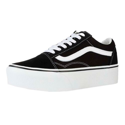 Tenis casual para dama Vans negro vn0a7q5m6bt