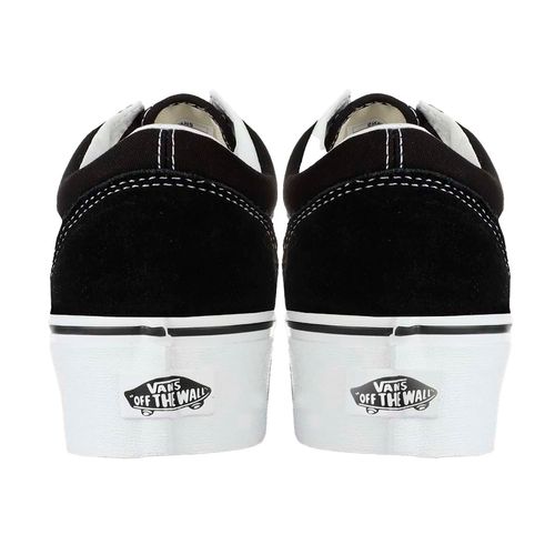Tenis casual para dama Vans negro vn0a7q5m6bt